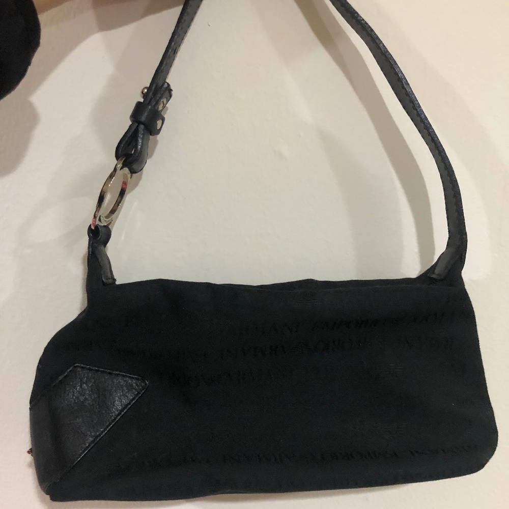 Emporio Armani black shoulder bag